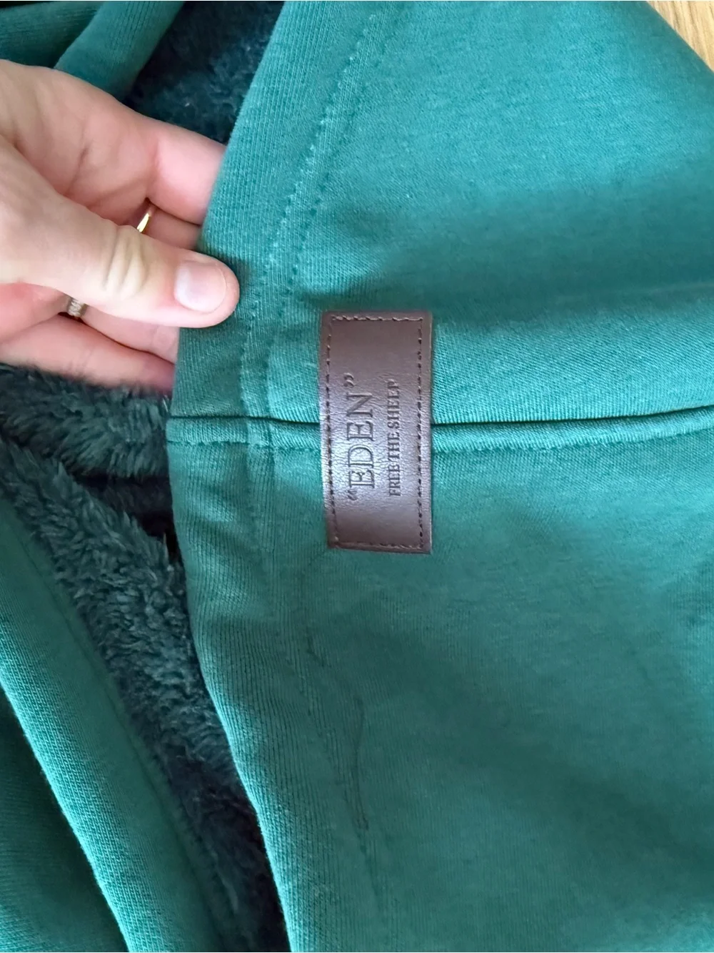 EDEN HOODIE free the sheep MINI size, Emerald Green (UNISEX) - new in bag